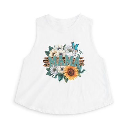 Mama Sunflower Crop Top