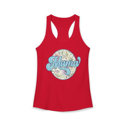 Mama Floral Racerback Tank