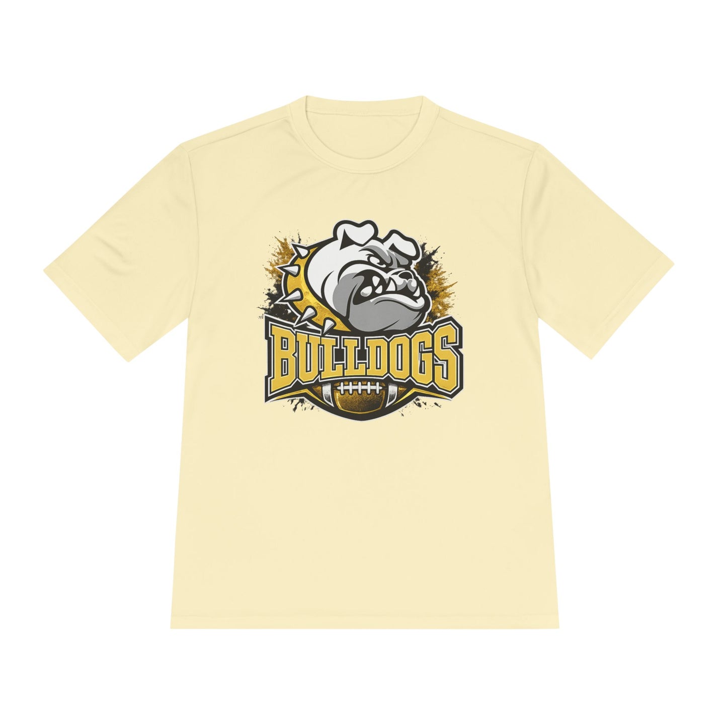 Bulldogs Football Mascot Tee — Moisture‑Wicking Sports Shirt