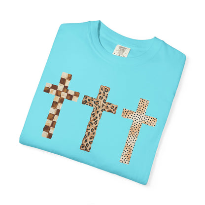 Animal Print Cross Tee
