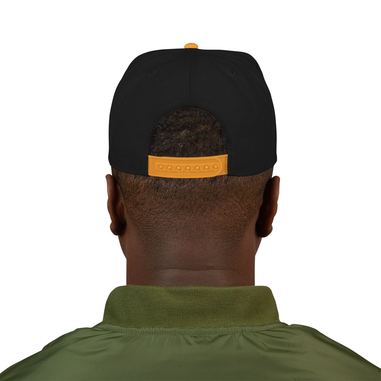 Embroidered Distressed Flag Snapback Hat