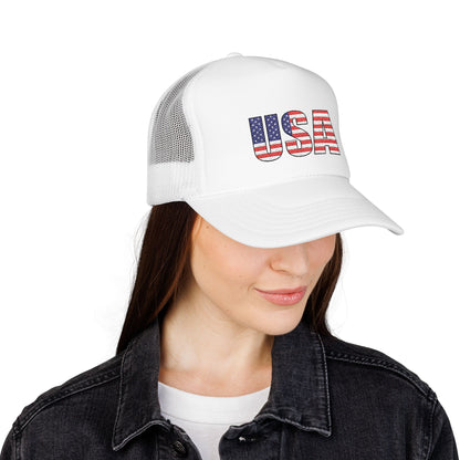 USA Flag Trucker Hat