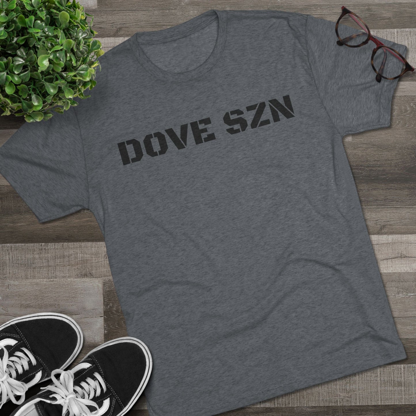 DOVE SZN Military Stencil T-Shirt — Minimalist Graphic Tee for Dove Lovers