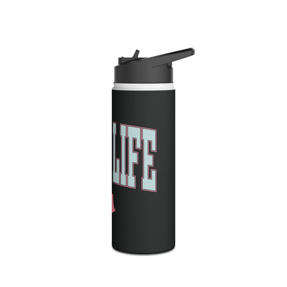 Camp Life Stainless Steel Water Bottle - BLACK