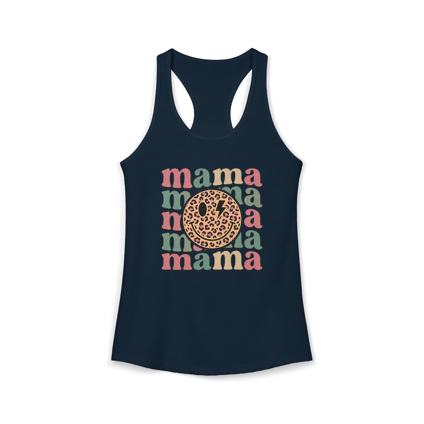 Mama Smiley Racerback Tank