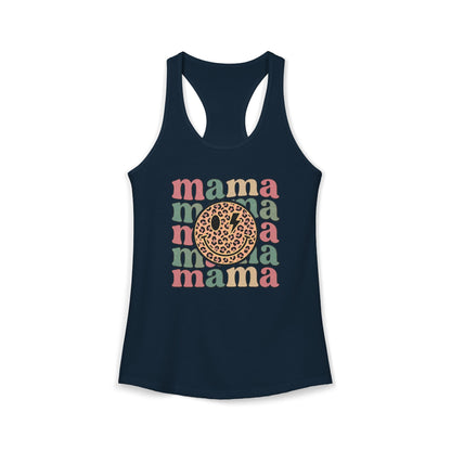 Mama Smiley Racerback Tank