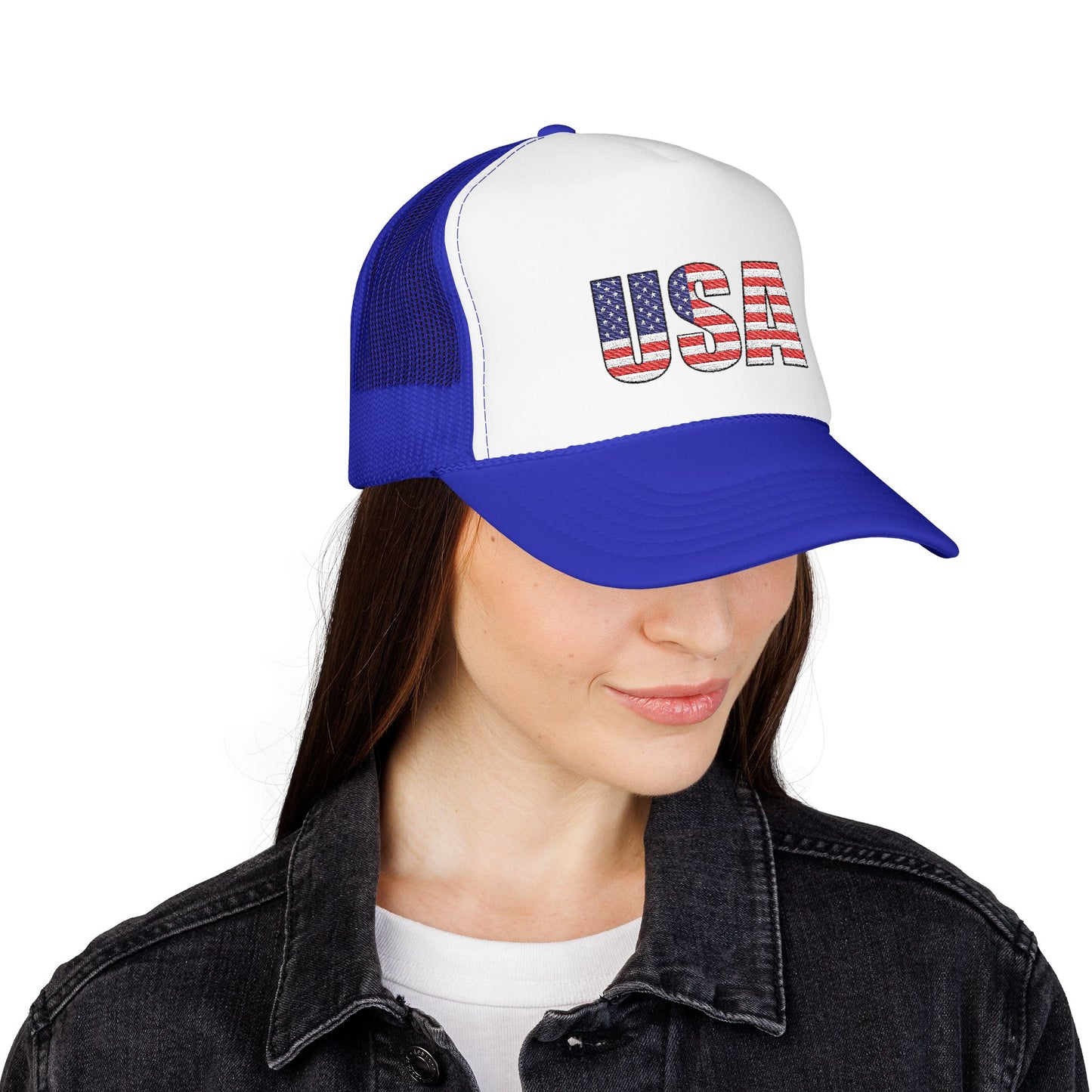 USA Flag Trucker Hat