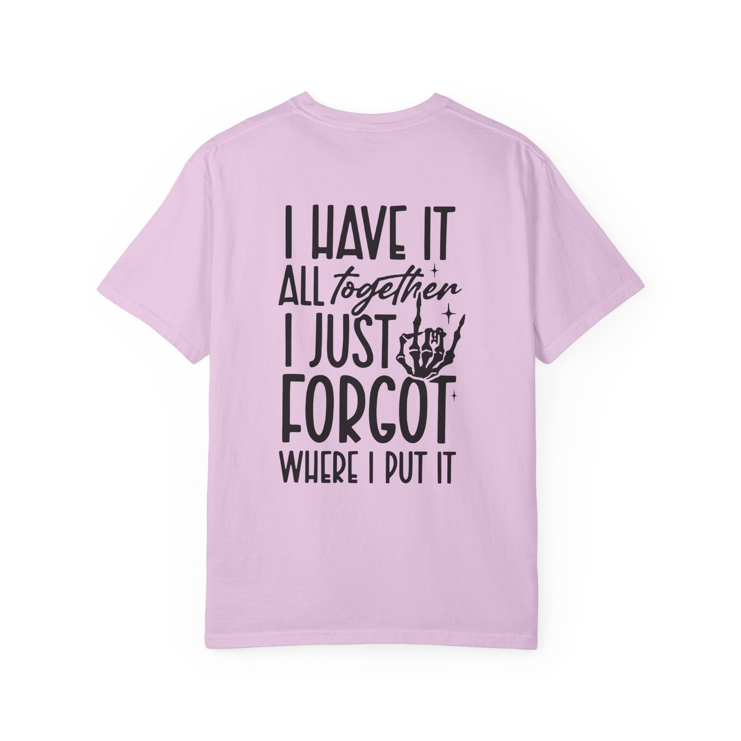 Mom Life Tee - Front& Back - Black Writing