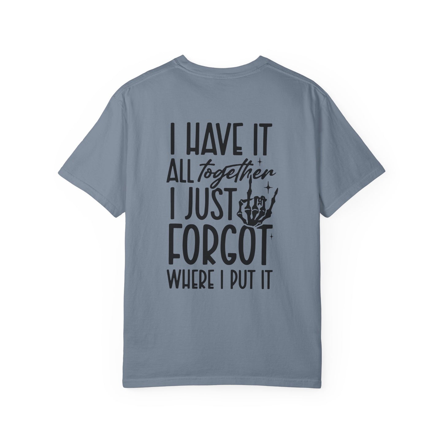 Mom Life Tee - Front& Back - Black Writing