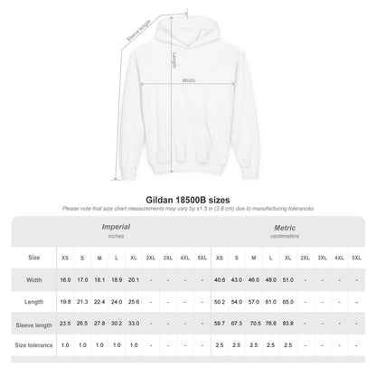 Youth Double Sided Baseball Hoodie — Colorful Dripping Ball & Cool Batter Graphic