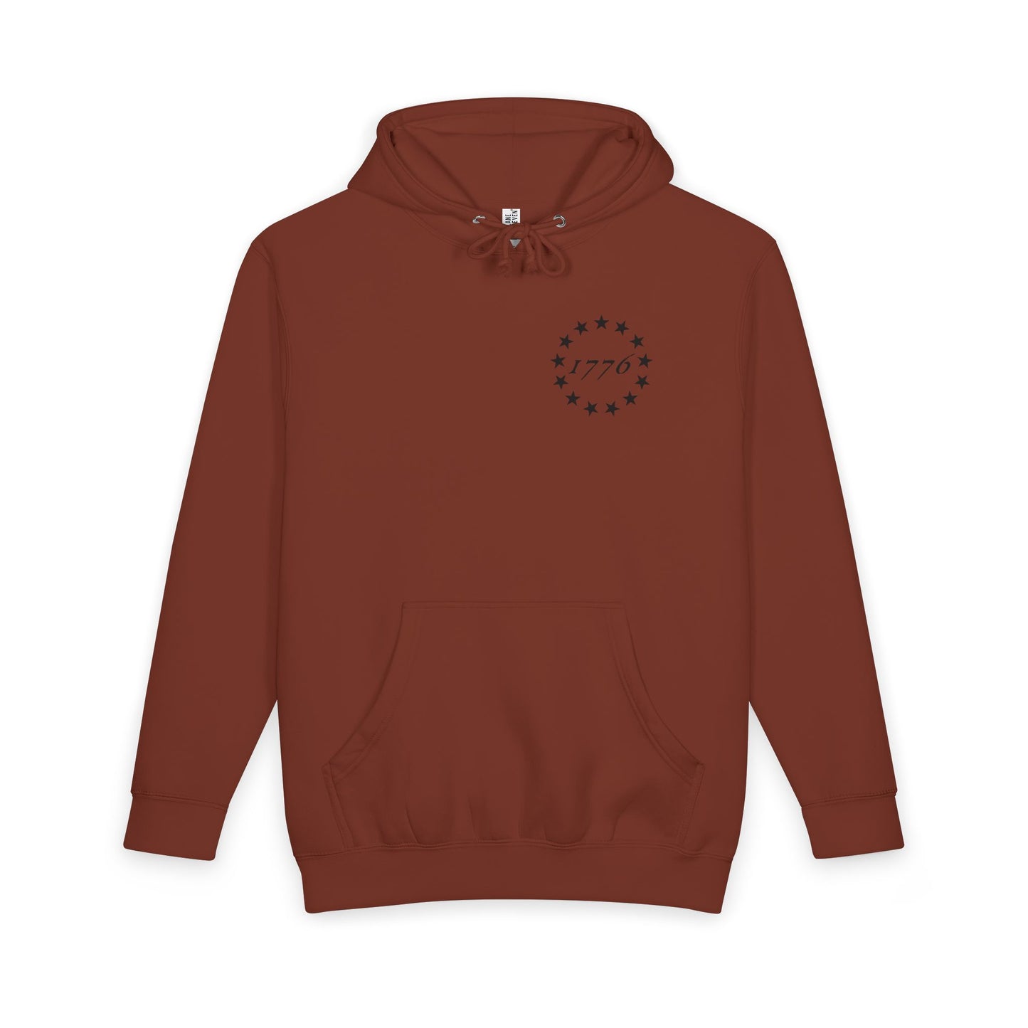 Hoodie — 1776 Betsy Ross Flag Distressed American Patriot Pullover