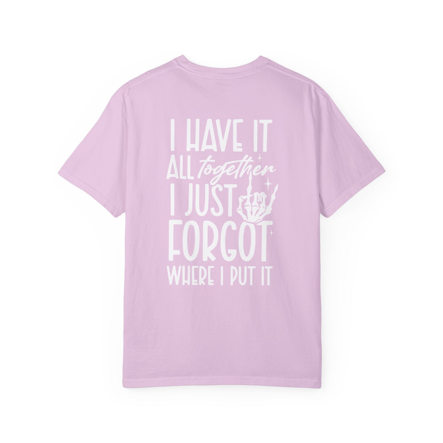 Mom Life Tee - Front& Back - White Writing