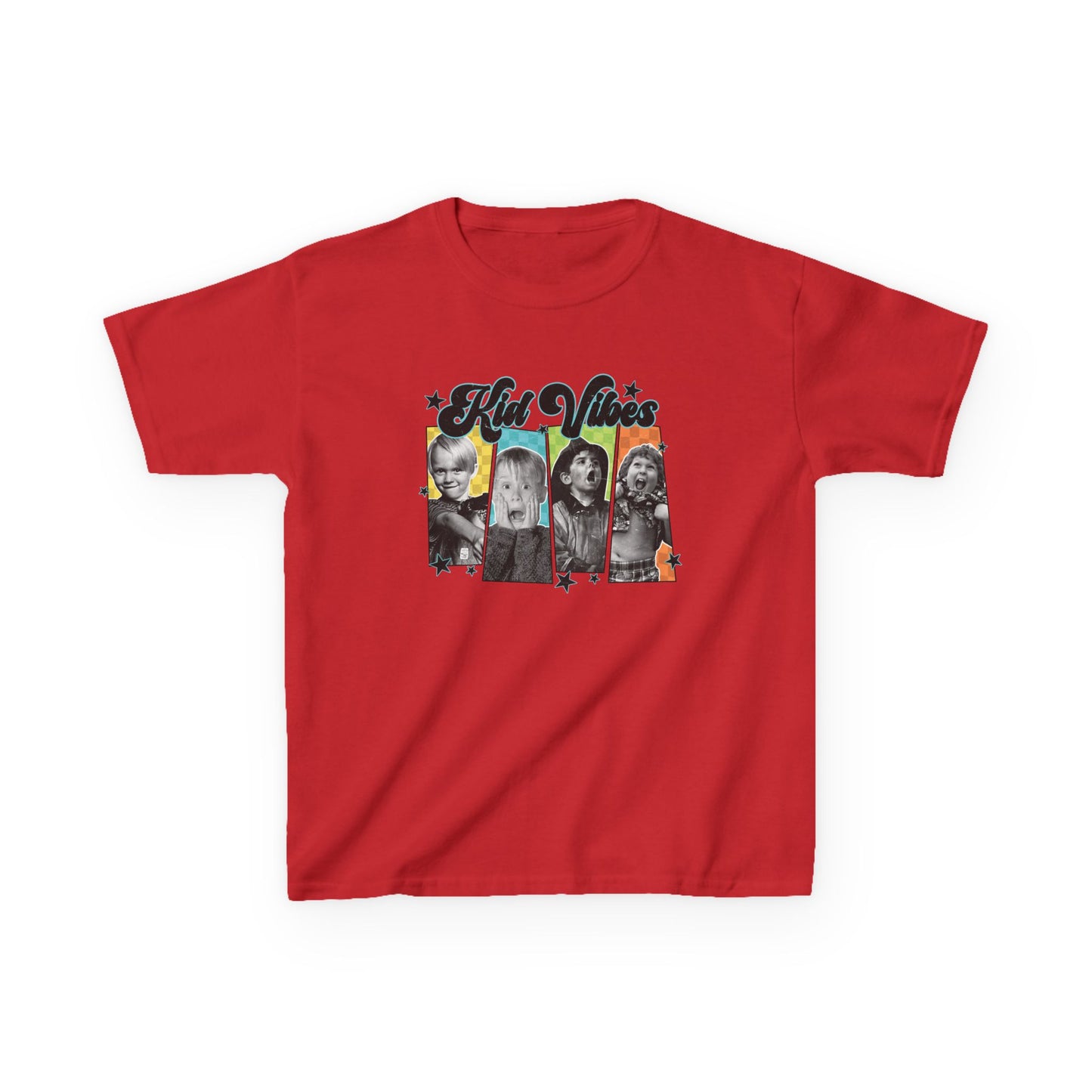 Boys Tee — 'Kid Vibes' Retro Pop Art Graphic Tee
