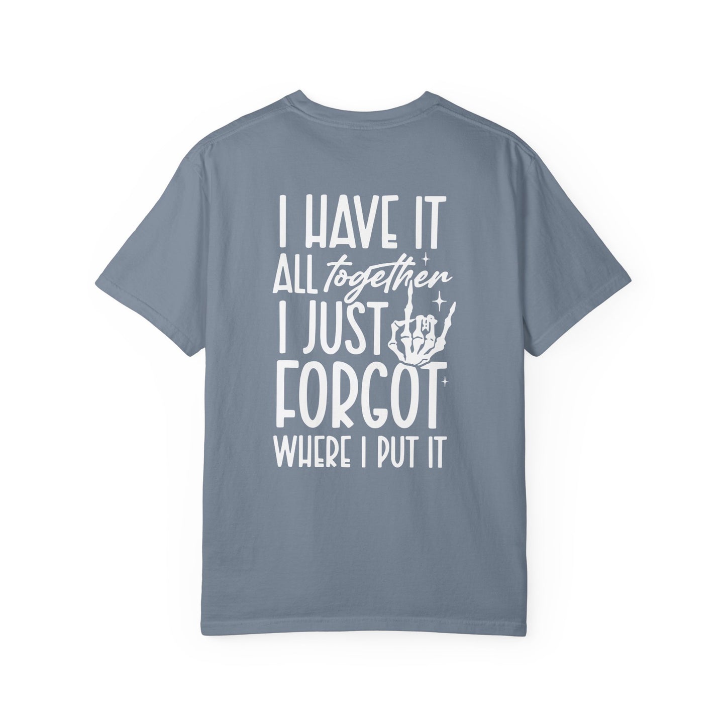 Mom Life Tee - Front& Back - White Writing