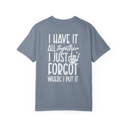 Mom Life Tee - Front& Back - White Writing