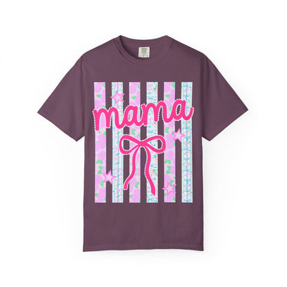 Mama Pink Bow Tee