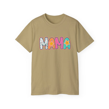 Mama Colorblock Graphic Tee