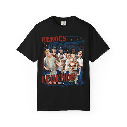 Heroes Get Remembered Legends Never Die T-Shirt
