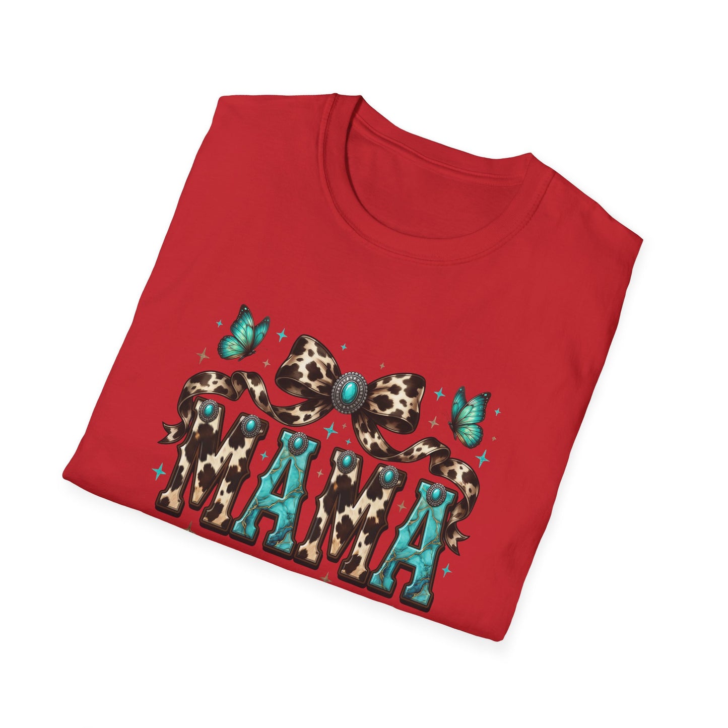 Mama Leopard Bow T‑Shirt