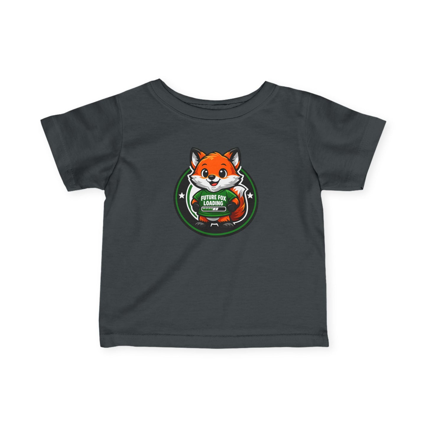 Infant Tee — Cute Fox 'Future Firefighter' Baby Shirt