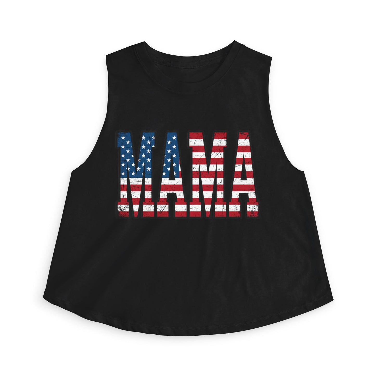 Patriotic MAMA Crop Top