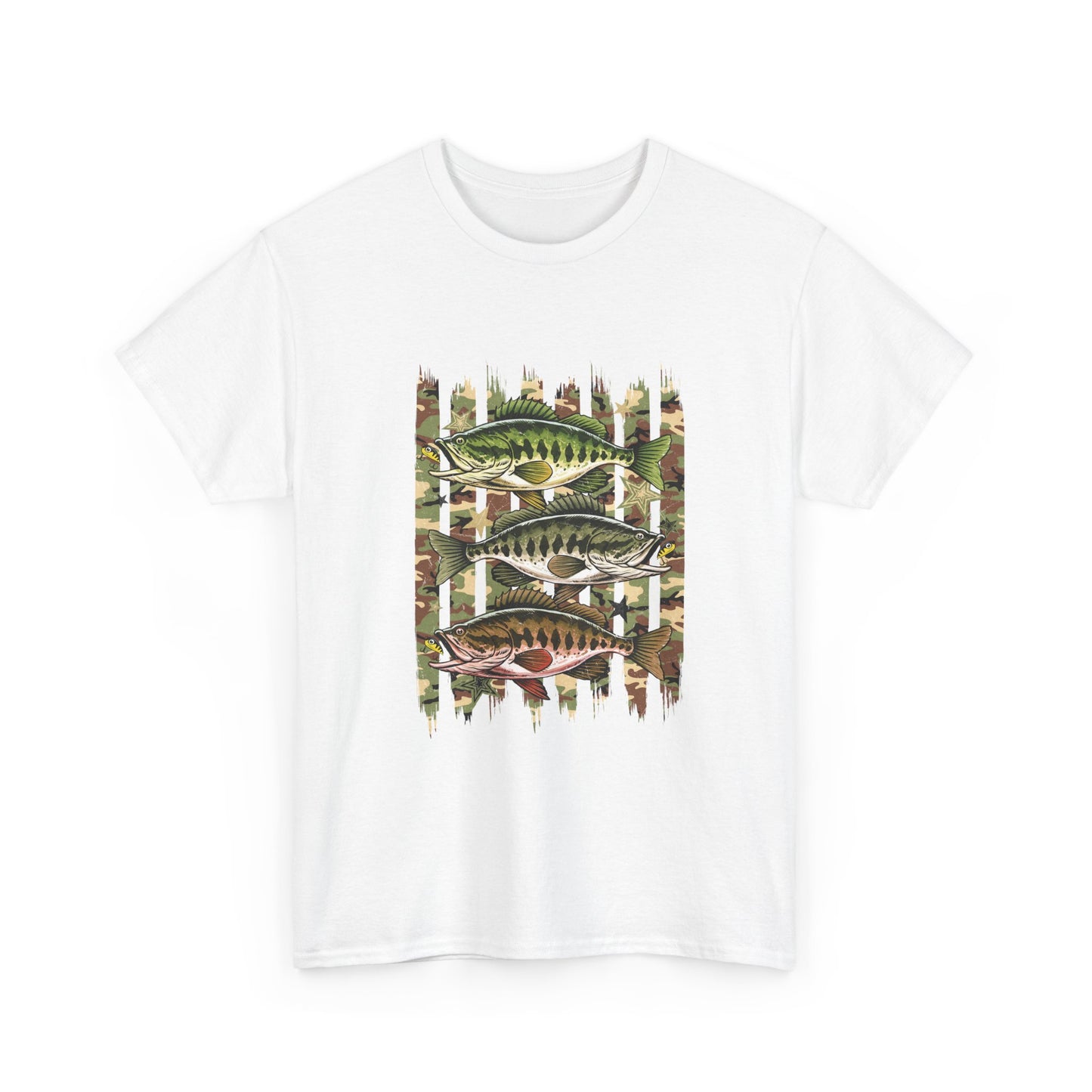 Fishing Bass Camouflage Tee
