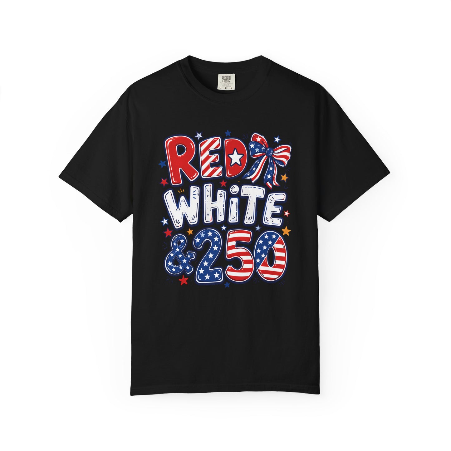 Red White & 250 Patriotic Tee