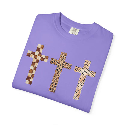Animal Print Cross Tee