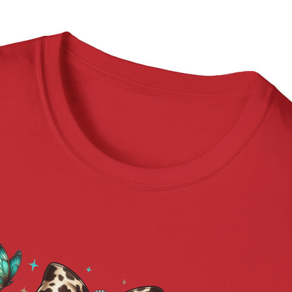 Mama Leopard Bow T‑Shirt