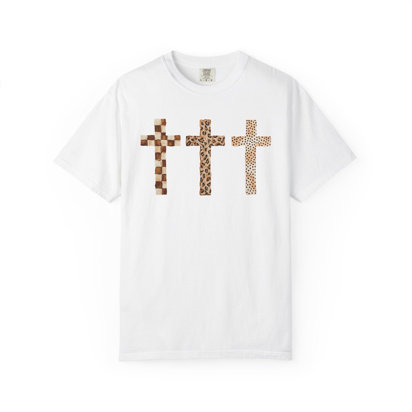 Animal Print Cross Tee