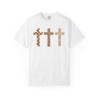 Animal Print Cross Tee