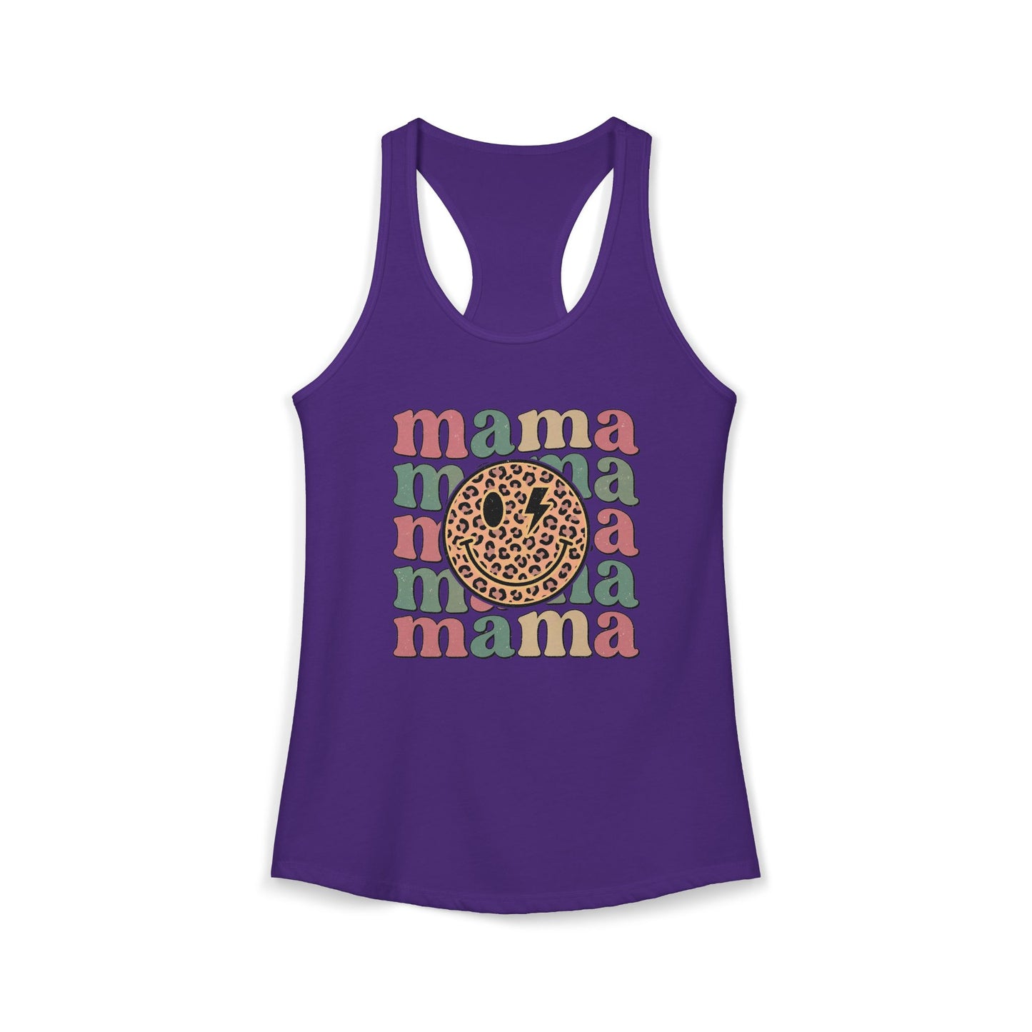 Mama Smiley Racerback Tank
