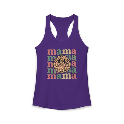 Mama Smiley Racerback Tank