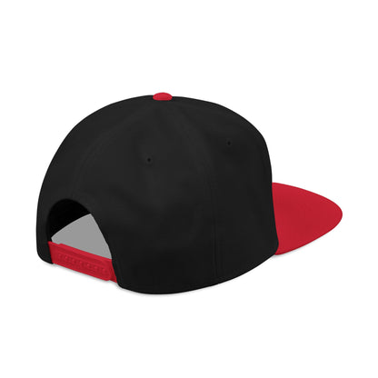 Embroidered Distressed Flag Snapback Hat