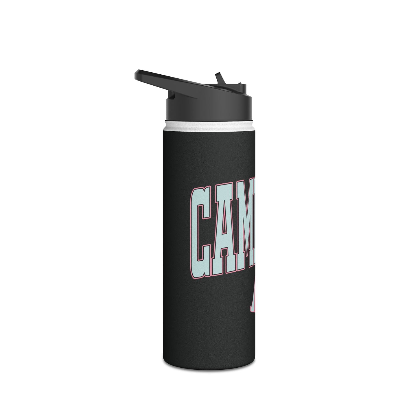 Camp Life Stainless Steel Water Bottle - BLACK