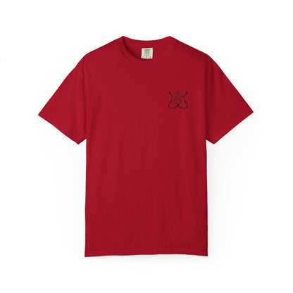 Fishing Hook Flag T-Shirt — "Bite Me" Back Graphic