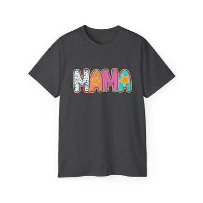 Mama Colorblock Graphic Tee