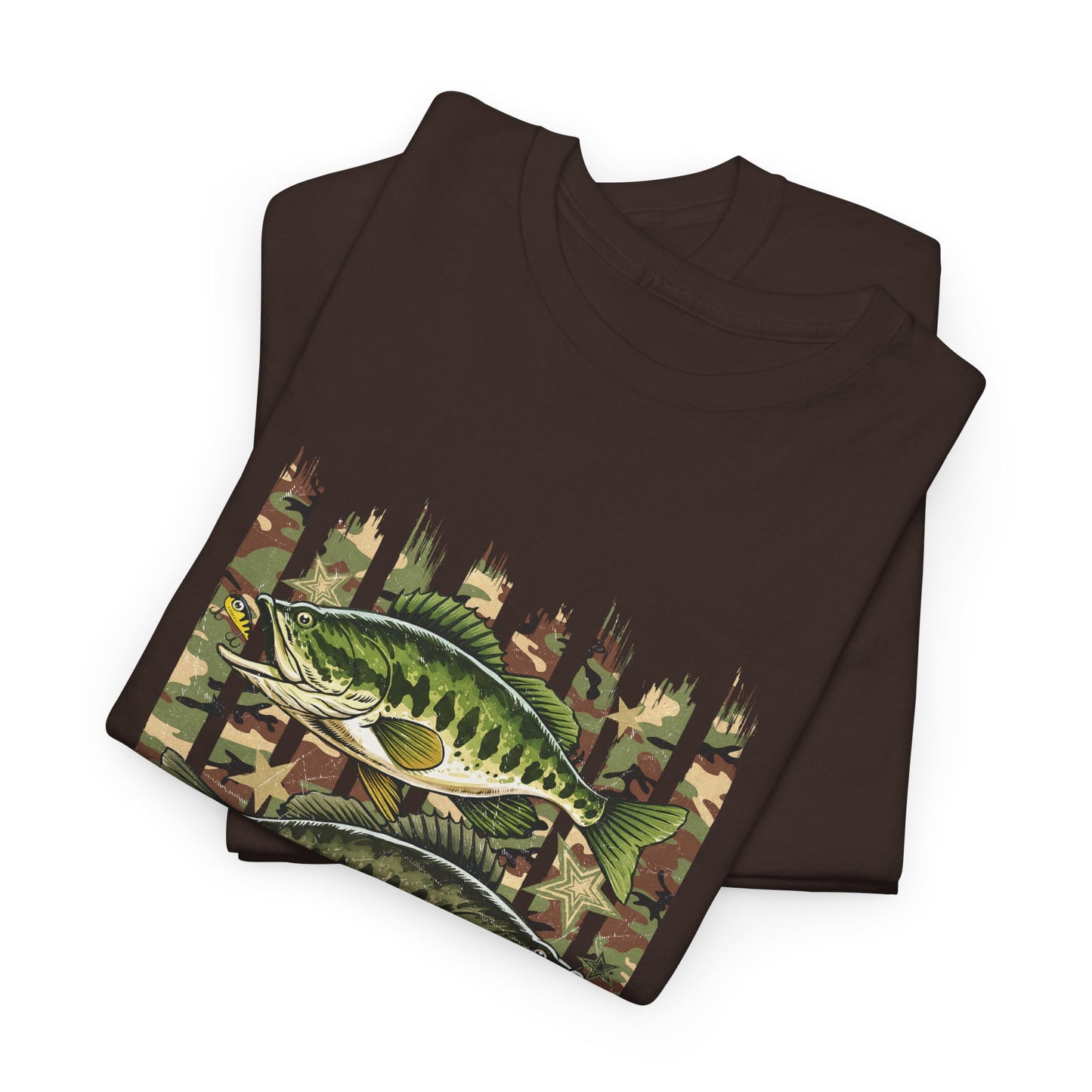 Fishing Bass Camouflage Tee