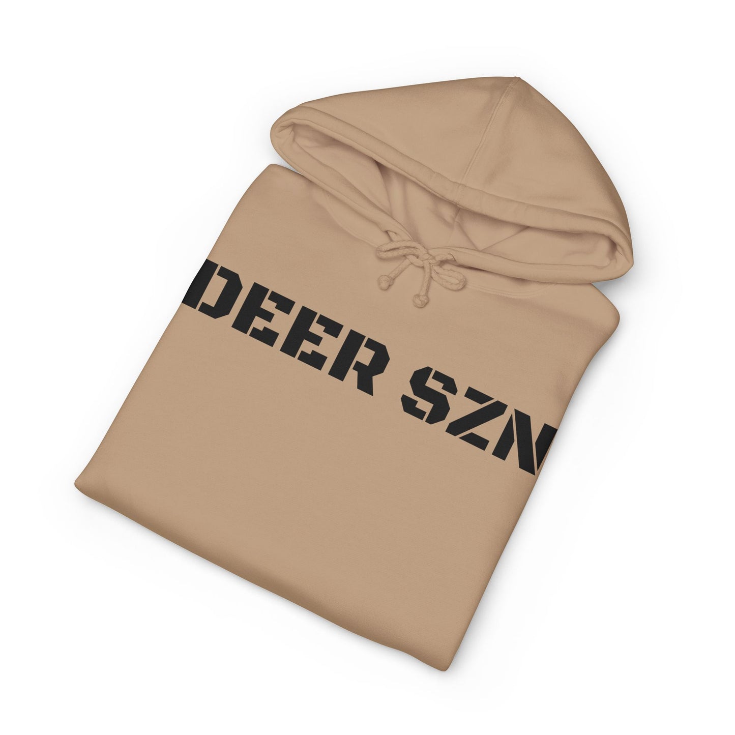 Deer SZN Hoodie - Camo Text Hunting Sweatshirt