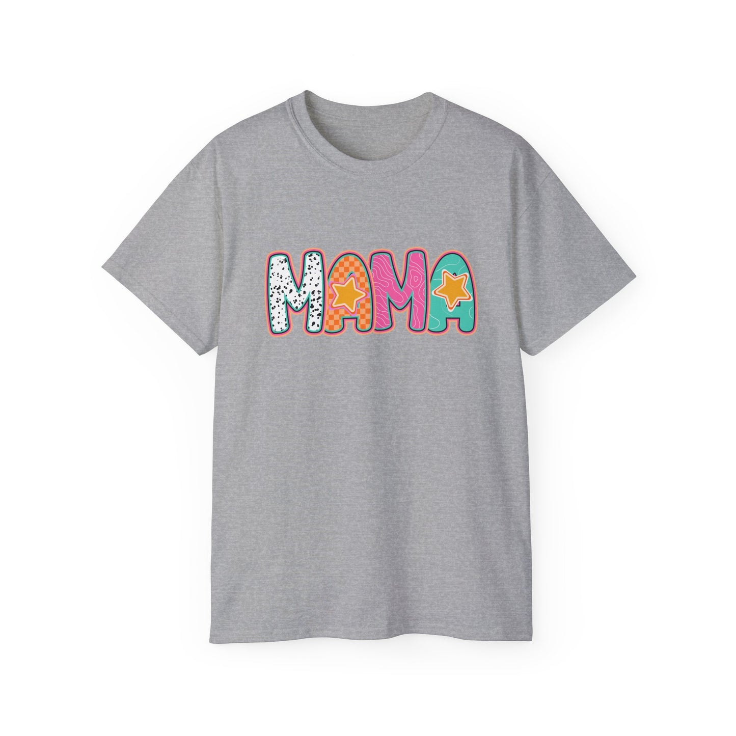 Mama Colorblock Graphic Tee