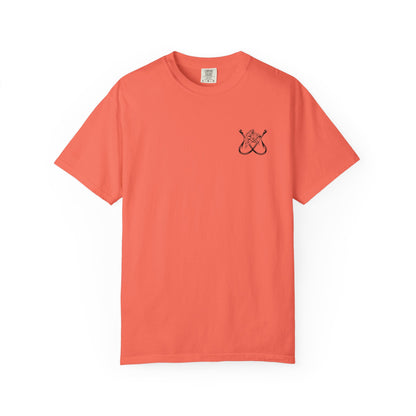 Fishing Hook Flag T-Shirt — "Bite Me" Back Graphic
