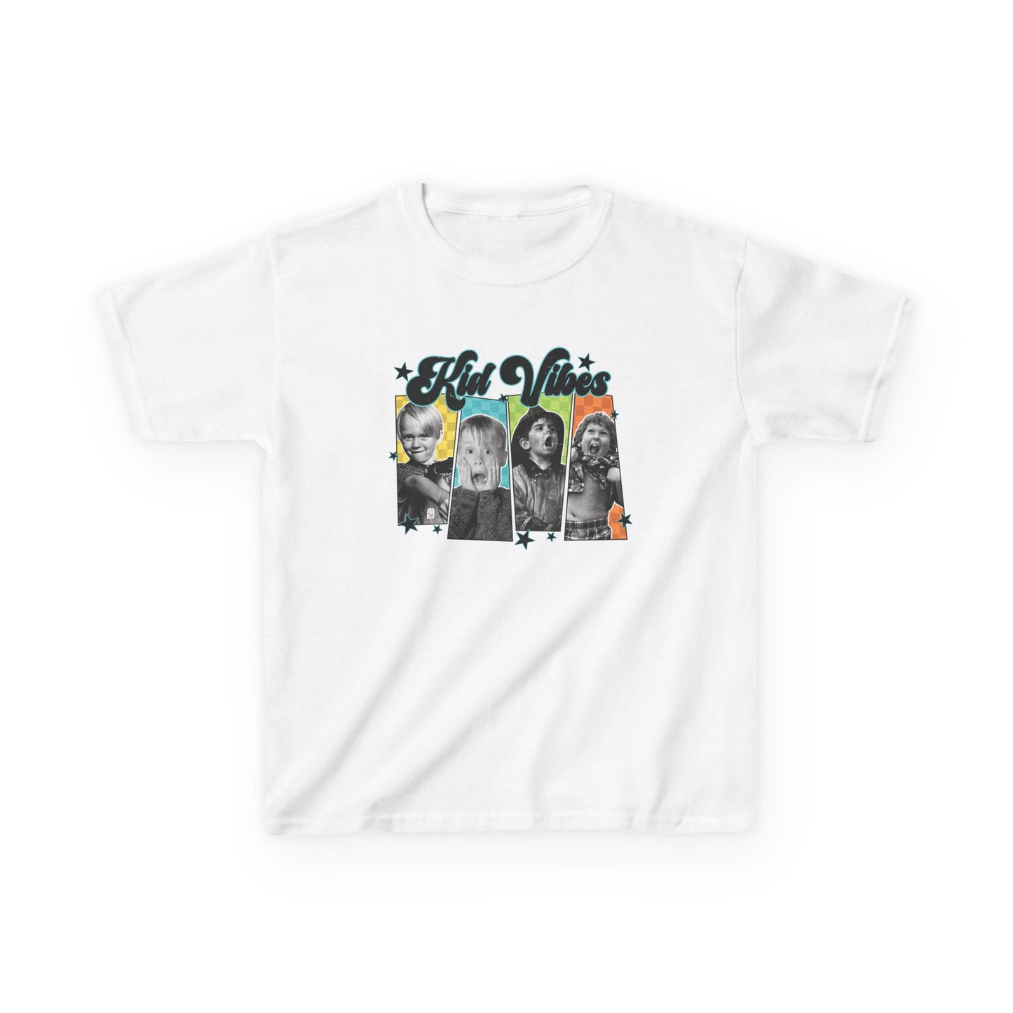Boys Tee — 'Kid Vibes' Retro Pop Art Graphic Tee