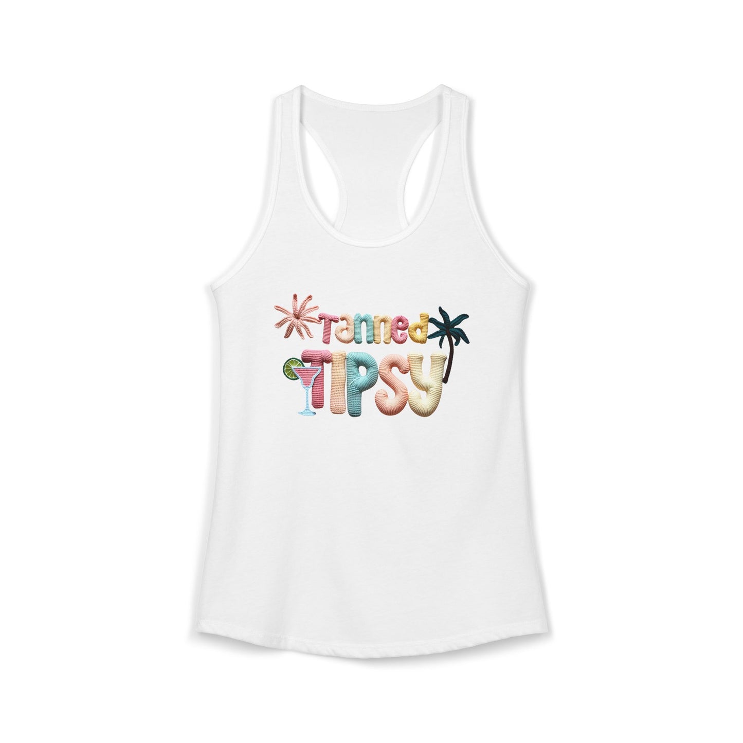 Tanned Tipsy Racerback Tank