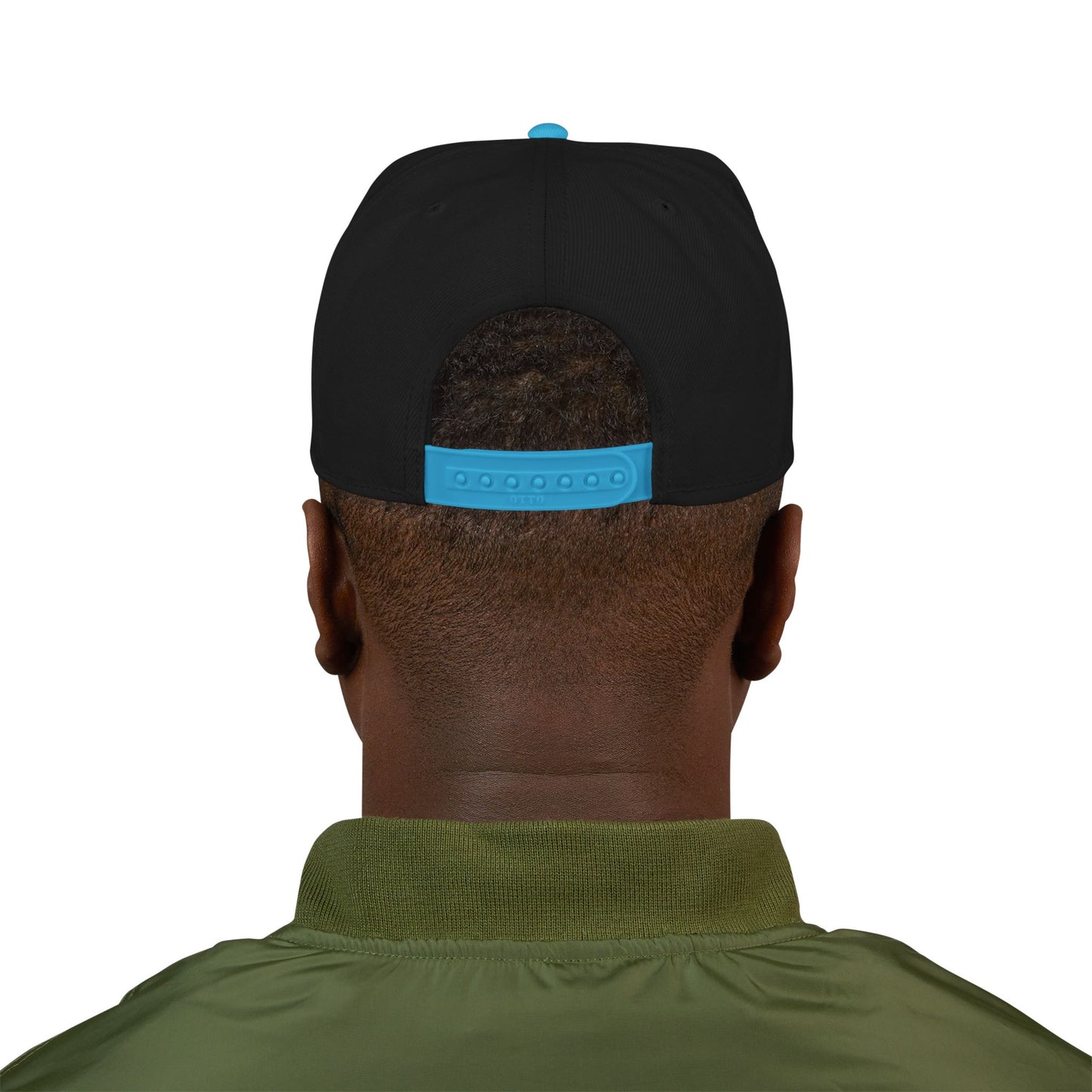 Embroidered Distressed Flag Snapback Hat