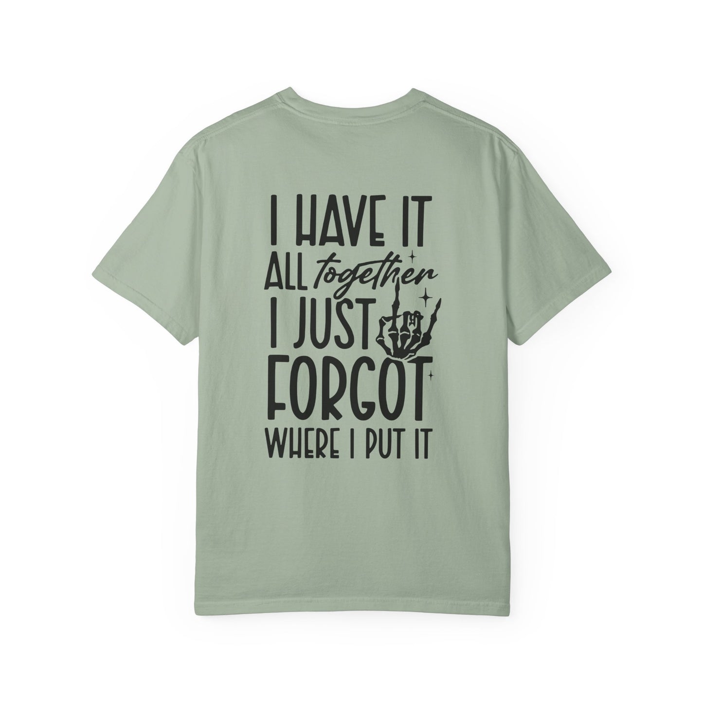 Mom Life Tee - Front& Back - Black Writing