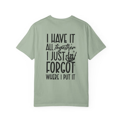 Mom Life Tee - Front& Back - Black Writing