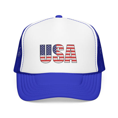 USA Flag Trucker Hat