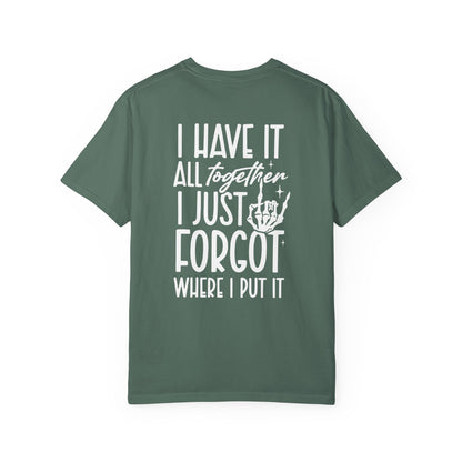 Mom Life Tee - Front& Back - White Writing