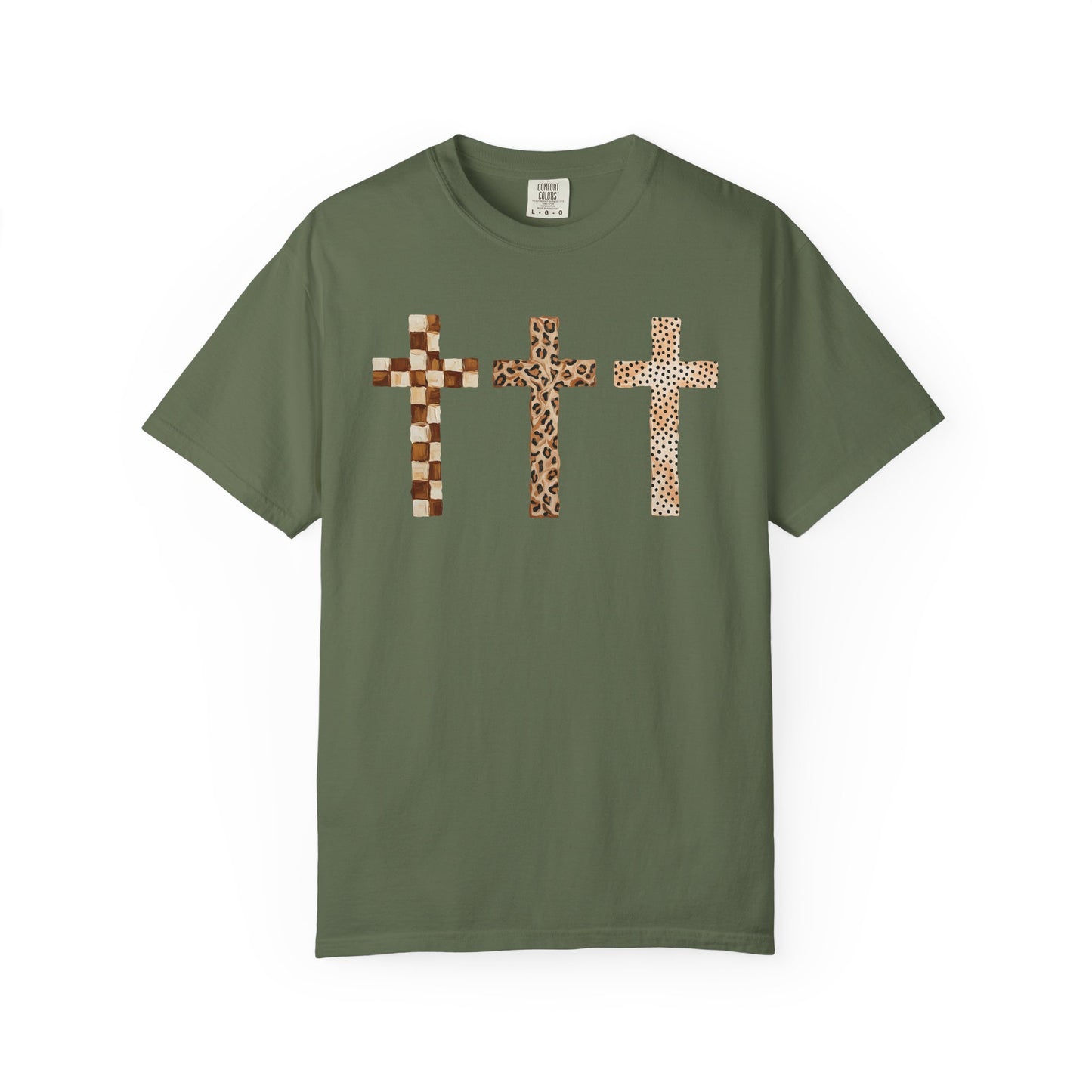 Animal Print Cross Tee