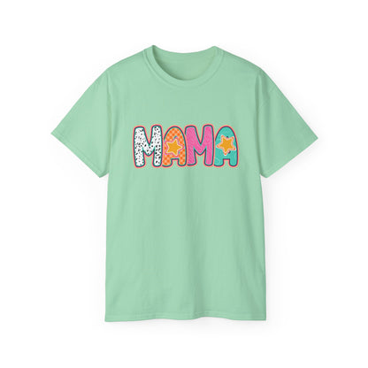 Mama Colorblock Graphic Tee